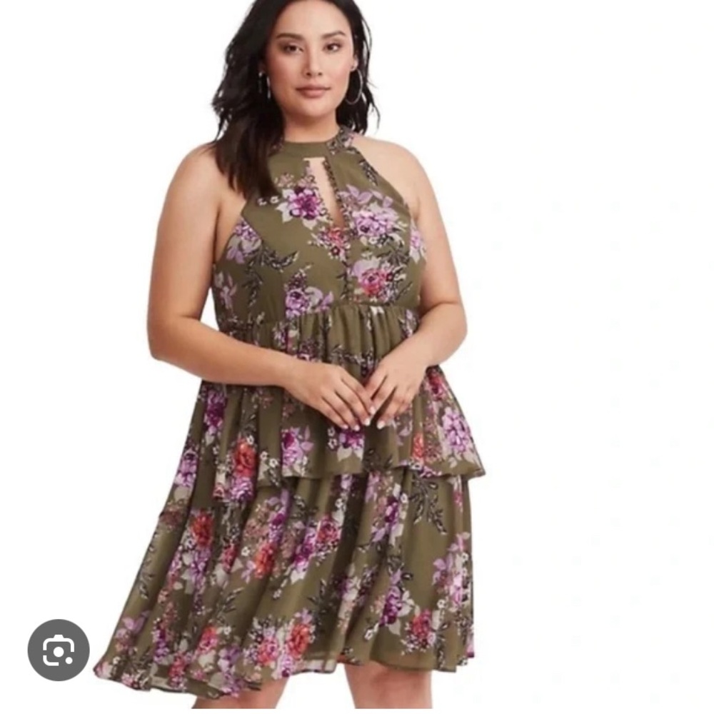 Floral Halter Dress